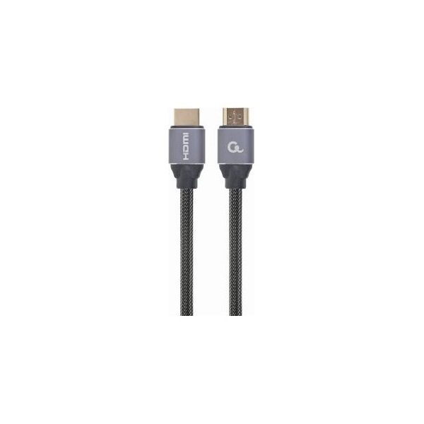 Gembird Premium HDMI 2.0 Ethernet -> HDMI 2.0 Ethernet M/M video kábel 1m fekete-szürke