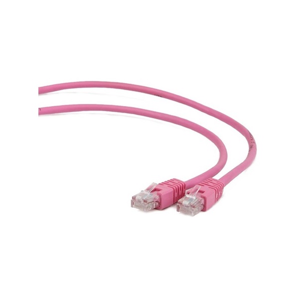 Gembird RJ45 CAT5e UTP M/M adatkábel 0.5m rózsaszín