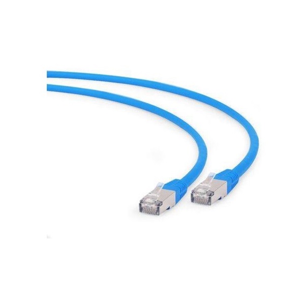 Gembird RJ45 CAT6A S/FTP - RJ45 CAT6A S/FTP M/M adatkábel 1m kék LSZH