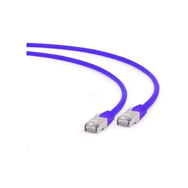 Gembird RJ45 CAT6A S/FTP - RJ45 CAT6A S/FTP M/M adatkábel 1m lila LSZH
