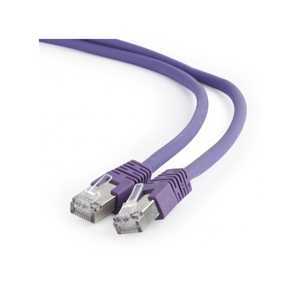 Gembird RJ45 CAT6A S/FTP - RJ45 CAT6A SFTP M/M adatkábel 2m lila LSZH
