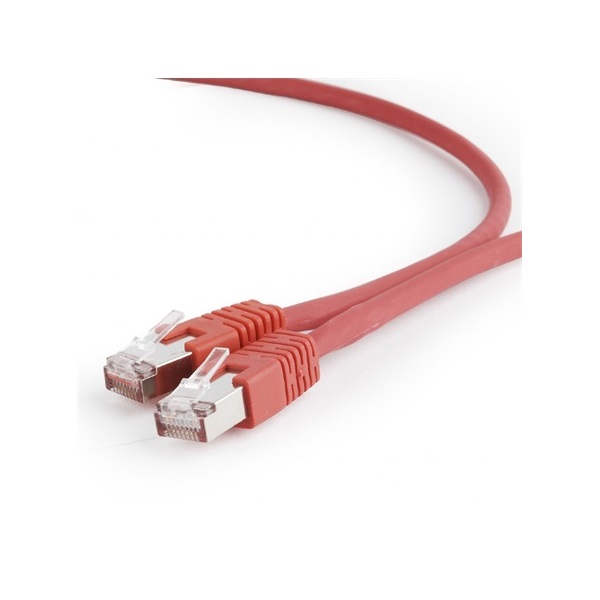 Gembird RJ45 CAT6A S/FTP - RJ45 CAT6A SFTP M/M adatkábel 2m piros LSZH