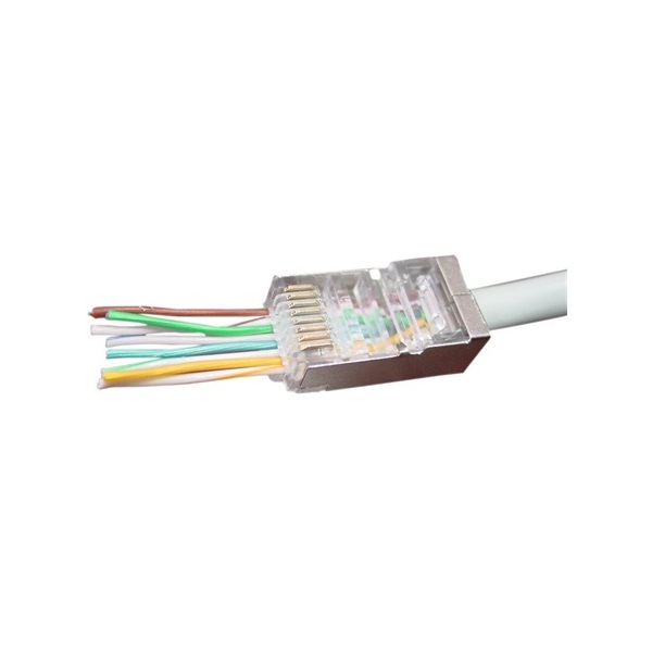 Gembird RJ45 FTP 8P8C csatlakozó dugó 8P8C, 10db