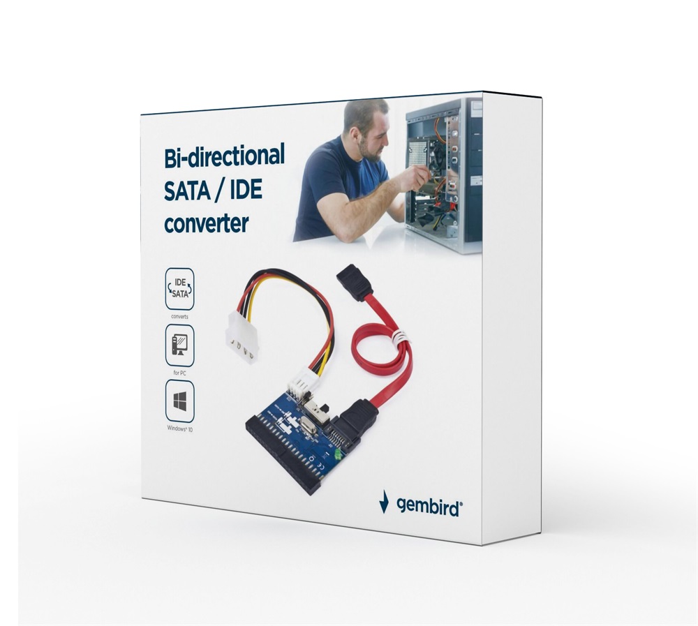 Gembird SATA-IDE-2 SATA <-> IDE 3.5" 40pin F/F adapter