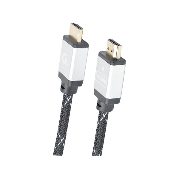 Gembird Select Plus HDMI 2.0 Ethernet -> HDMI 2.0 Ethernet M/M video kábel 5m fekete-szürke