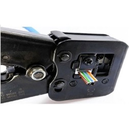 Gembird T-WC-05 RJ45 / RJ12 / RJ11 fekete-piros univerzális moduláris krimpelő- és vágószerszám