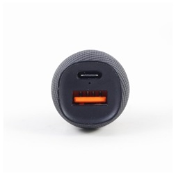 Gembird TA-U2QC3-CAR-02 18W USB A/USB C PD fekete autós gyorstöltő