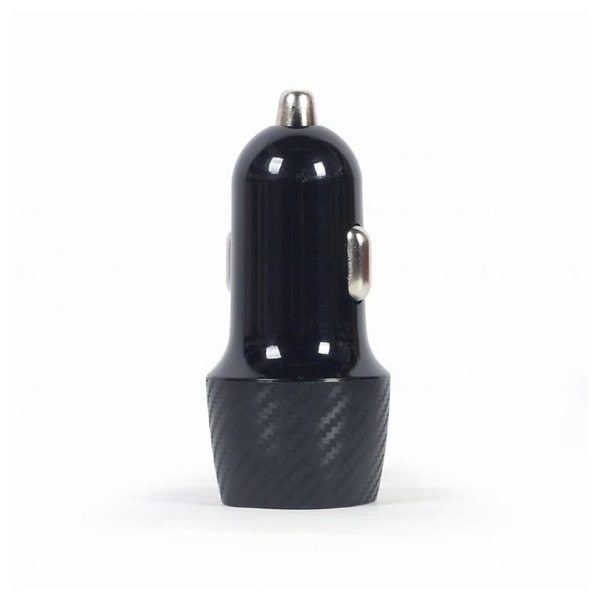 Gembird TA-U2QC3-CAR-02 18W USB A/USB C PD fekete autós gyorstöltő