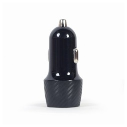 Gembird TA-U2QC3-CAR-02 18W USB A/USB C PD fekete autós gyorstöltő