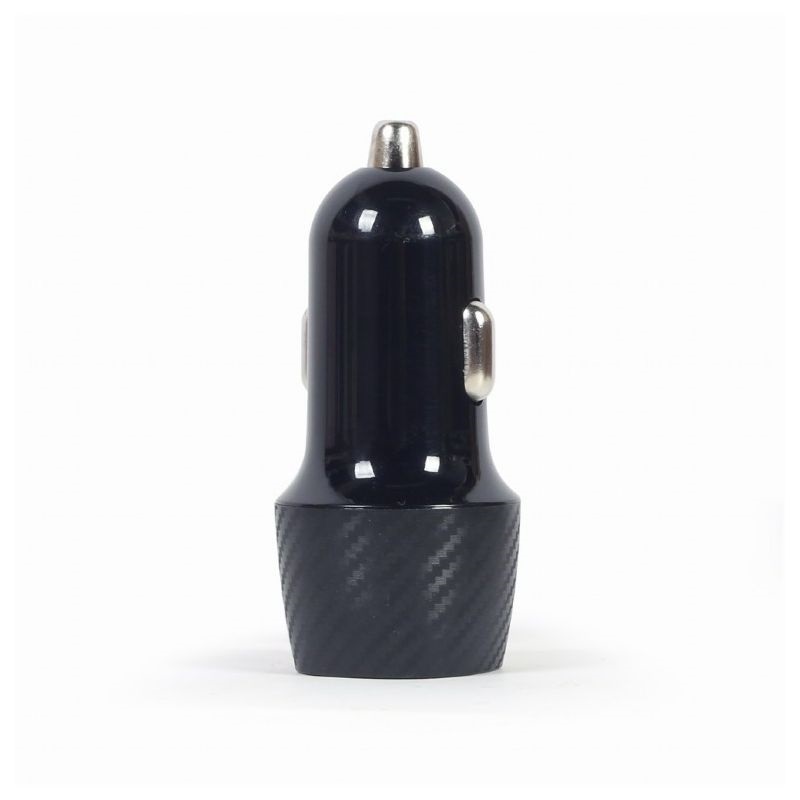 Gembird TA-U2QC3-CAR-02 18W USB A/USB C PD fekete autós gyorstöltő
