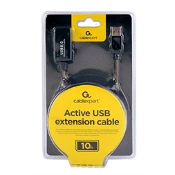 Gembird UAE-01-10M aktív USB hosszabbító kábel 10m