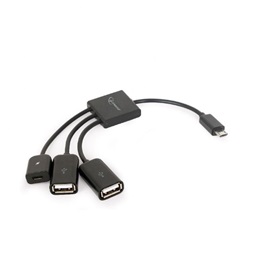 Gembird UHB-OTG-02 Micro USB - 2xUSB/Lightning OTG USB HUB