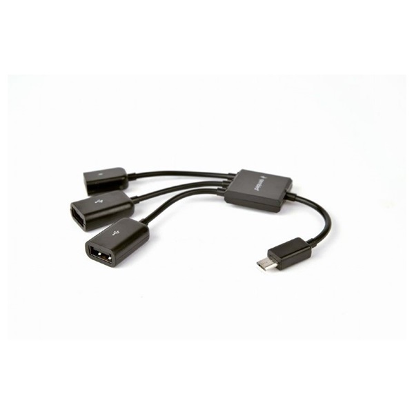 Gembird UHB-OTG-02 Micro USB - 2xUSB/Lightning OTG USB HUB