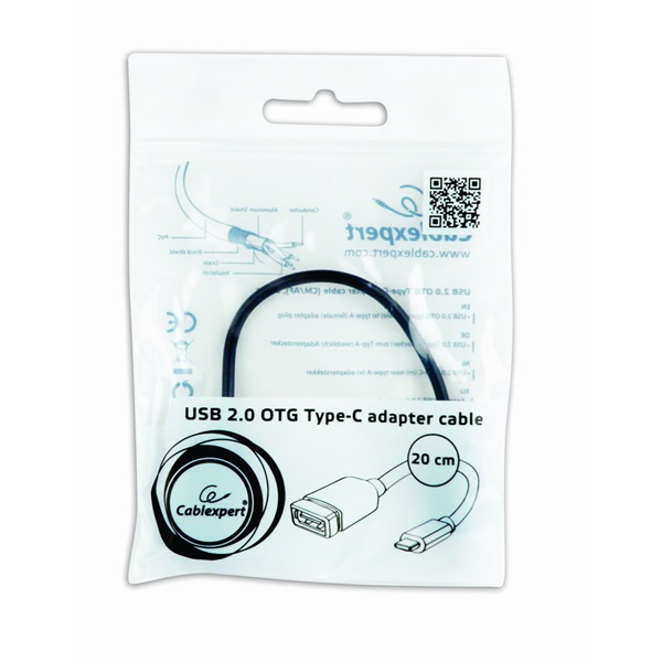 Gembird A-OTG-CMAF2-01 USB/Type C OTG fekete átalakító