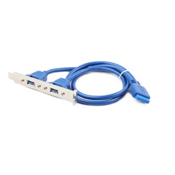 Gembird USB 3.0 pinheader 19pin -> 2db USB 3.0 A F/F hátlapi kivezetés