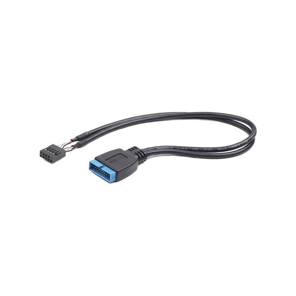 Gembird USB Pinheader 9pin -> USB 3.0 pinheader F/M adatkábel 0.3m