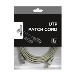 Gembird UTP CAT5E  5m szürke patch kábel