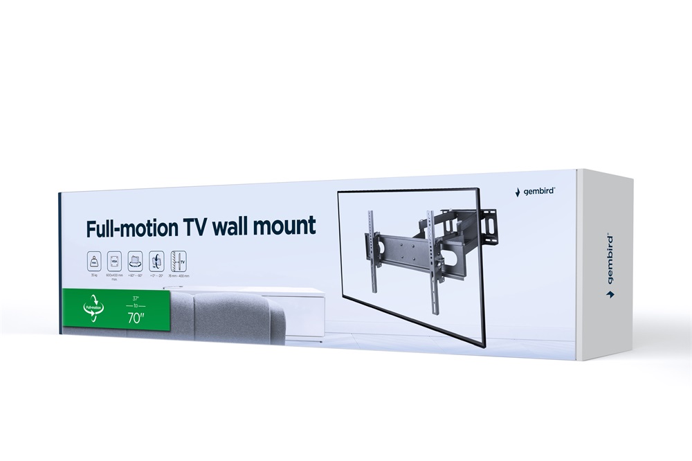Gembird WM-70ST-01 Full-motion 37"-70" fali TV konzol