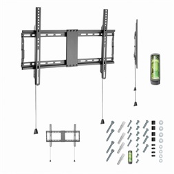 Gembird WM-80F-01 37"-80" fekete fali monitor/TV konzol