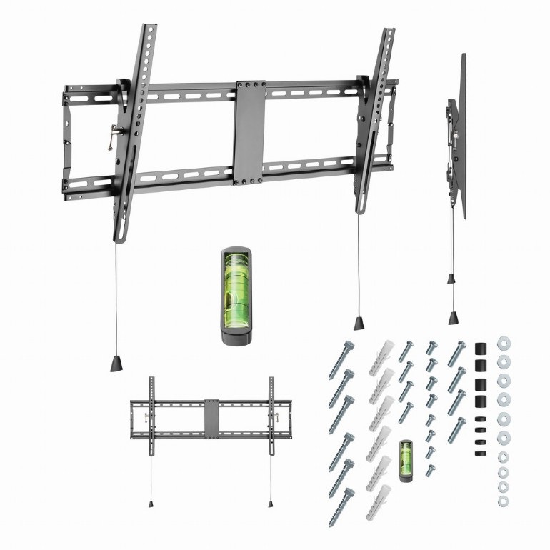 Gembird WM-90T-01 43"-90" fekete fali monitor/TV konzol
