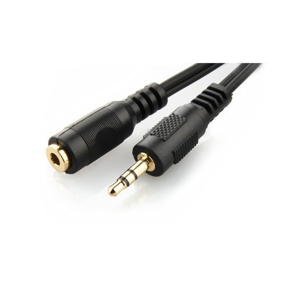 Gembird audio kábel Jack 3.5mm apa /Jack 3.5mm anya, 5m, arany
