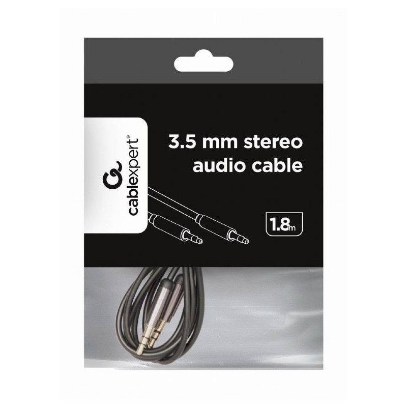 Gembird audio kábel Jack 3.5mm apa/Jack 3.5mm apa, 1.8m