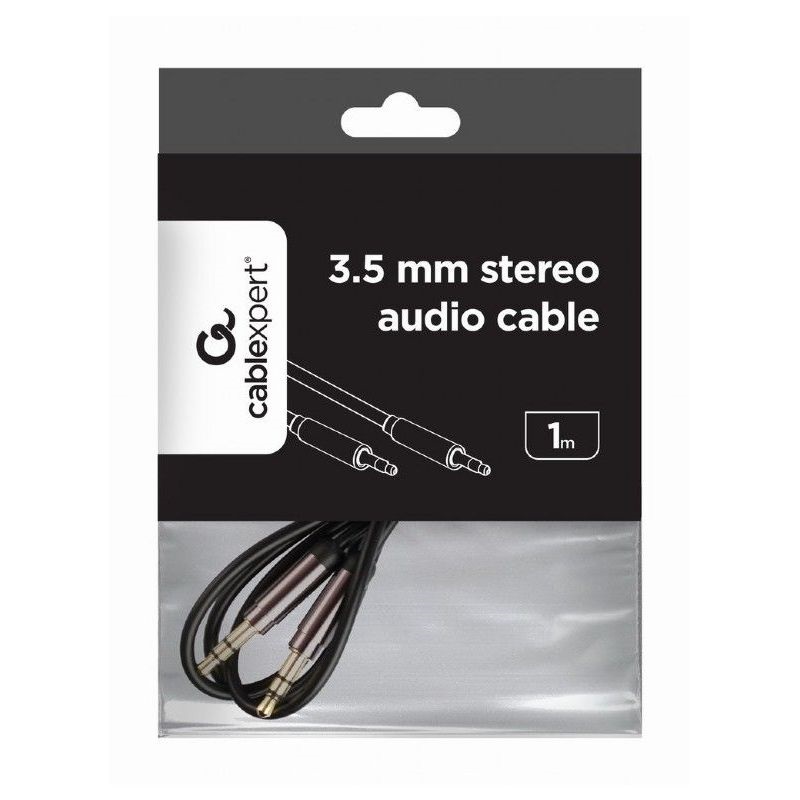 Gembird audio kábel Jack 3.5mm apa/Jack 3.5mm apa, 1m