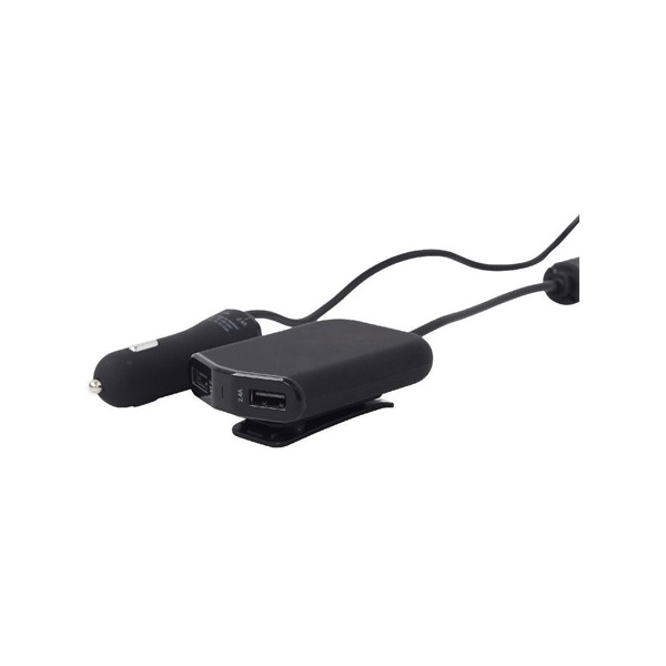 Gembird univerzális autós töltő adapter (4-port front and back seat car charger, 9.6 A)