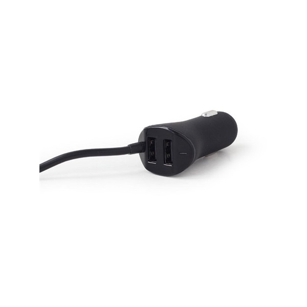 Gembird univerzális autós töltő adapter (4-port front and back seat car charger, 9.6 A)