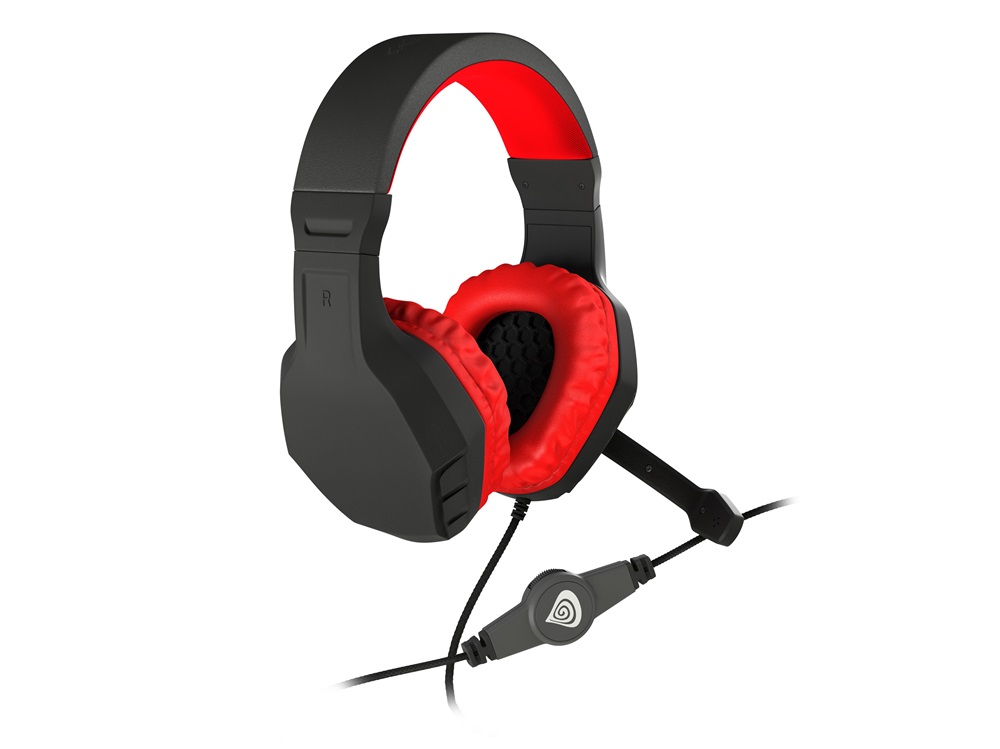 Genesis NSG-0900 Argon 200 2.0 piros-fekete gamer headset