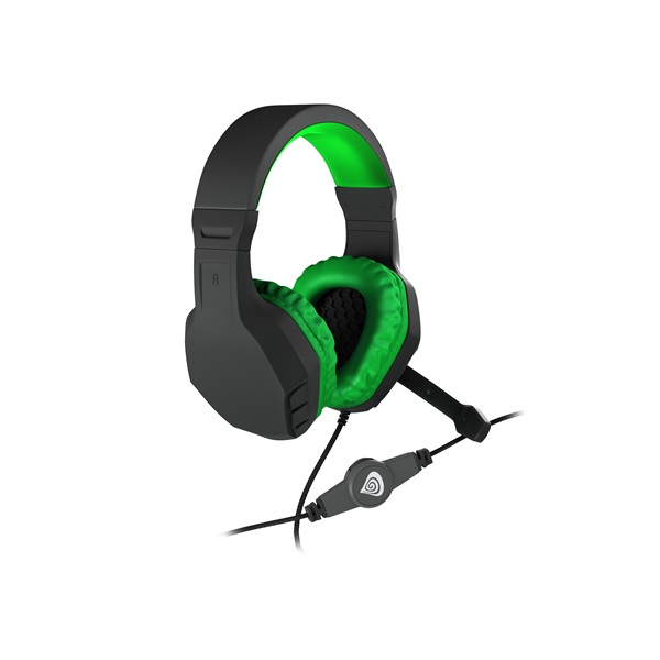Genesis NSG-0903 Argon 200 2.0 zöld-fekete gamer headset