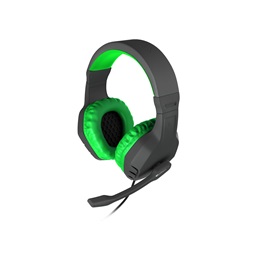 Genesis NSG-0903 Argon 200 2.0 zöld-fekete gamer headset