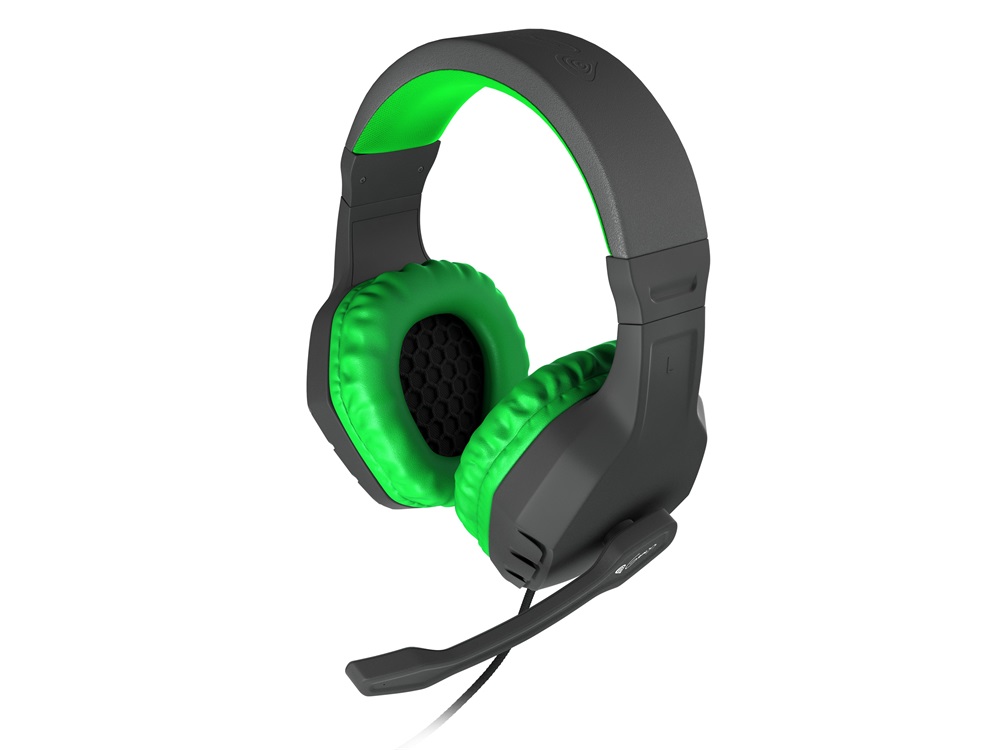 Genesis NSG-0903 Argon 200 2.0 zöld-fekete gamer headset