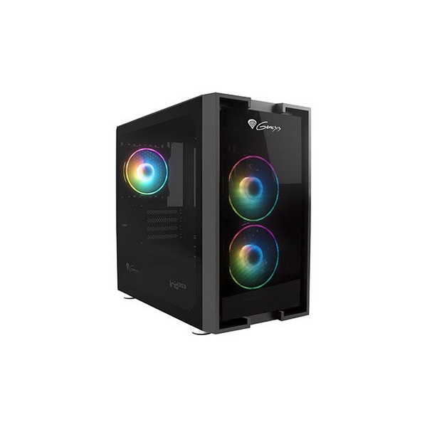 Genesis NPC-1520 Irid 353 ARGB MicroTower PC ház, fekete