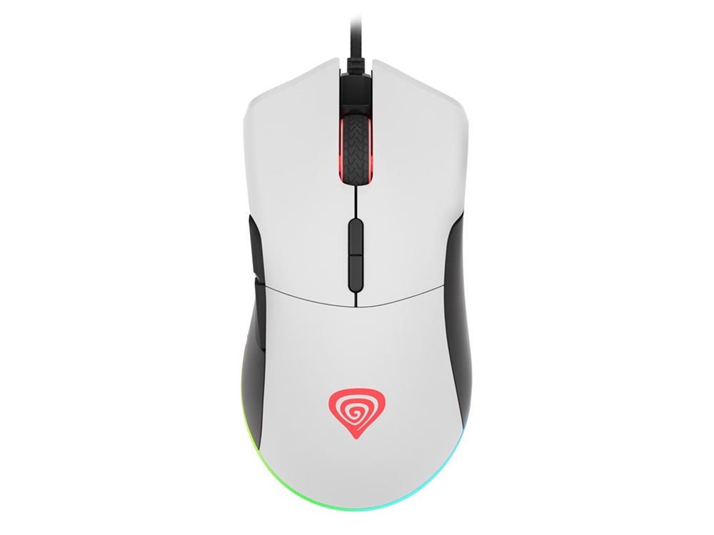 Genesis NMG-1785 Krypton 290 6400DPI RGB fehér gamer egér