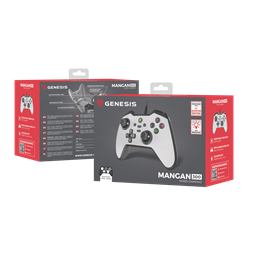 Genesis NJG-2104 Mangan 300 PC/Nintendo Switch/PS4/PS5/Mobil/Xbox One/Xbox Series fehér kontroller