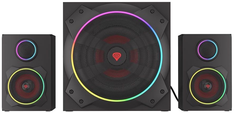 Genesis NCS-1772 HELIUM 800BT 2.1 60W Gamer hangfal, bluetooth, fekete