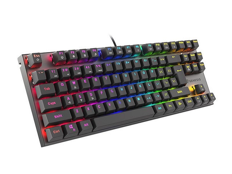Genesis NKG-1882 Thor 303 TKL US (red switch) fekete mechanikus gamer billentyűzet