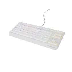 Genesis NKG-2080 Thor 230 TKL US RGB (Brown switch) fehér mechanikus gamer billentyűzet
