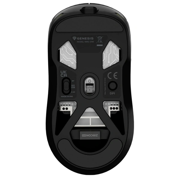 Genesis NMG-2193 Zircon 660 PRO vezeték nélküli fekete egér