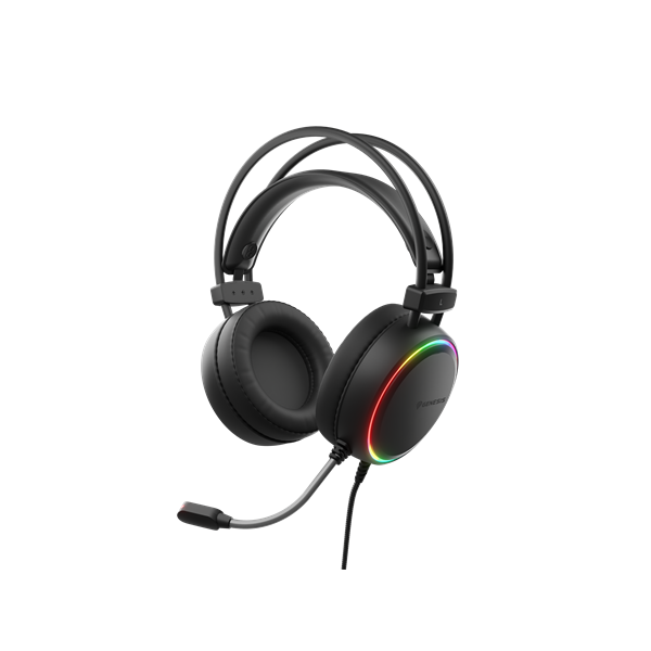 Genesis NSG-2092 Neon 613 RGB fekete gamer headset