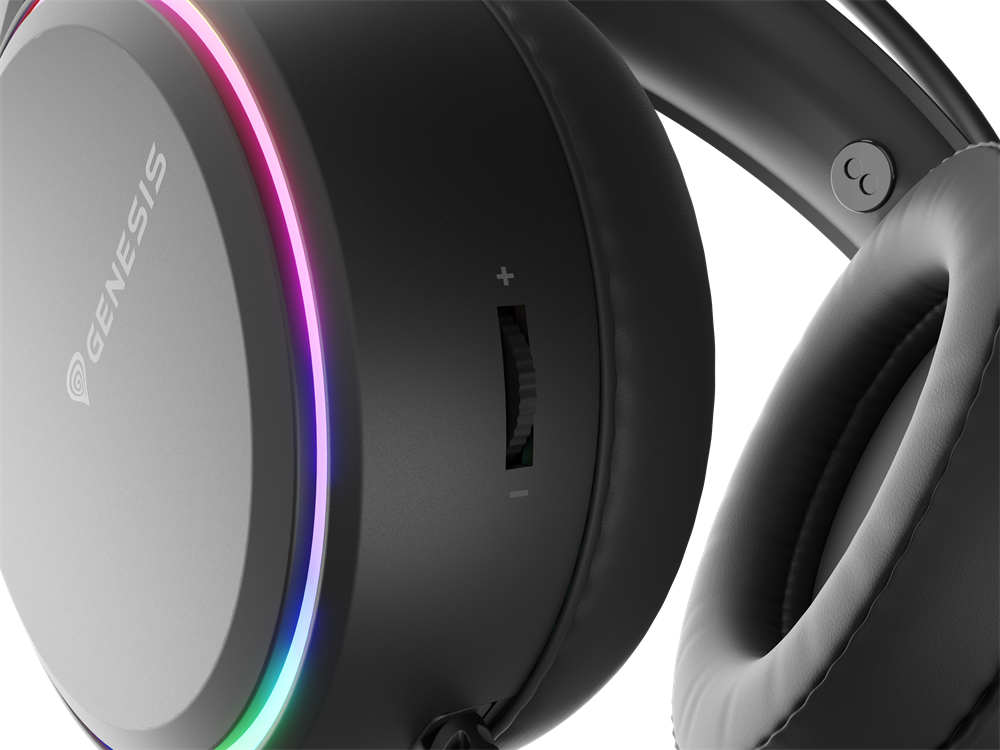 Genesis NSG-2092 Neon 613 RGB fekete gamer headset
