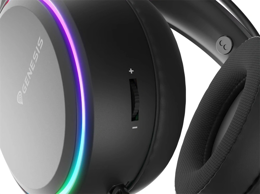 Genesis NSG-2307 Neon 613 G2 RGB USB fekete gamer headset
