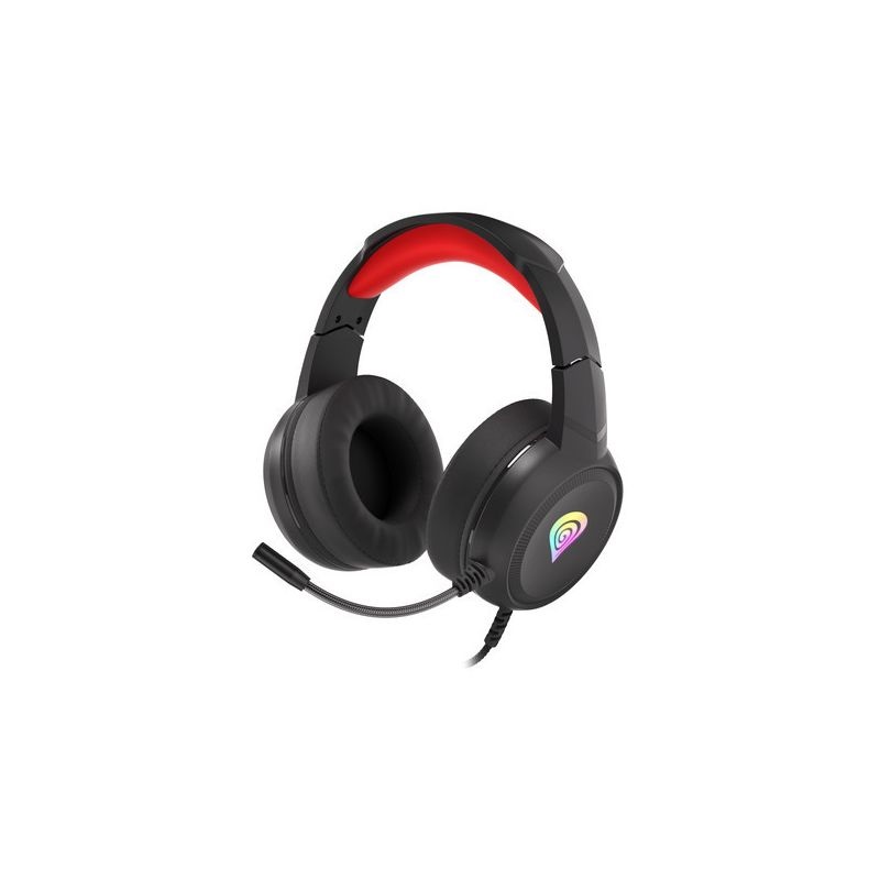 Genesis NSG-1609 Neon 200 RGB fekete-piros gamer headset