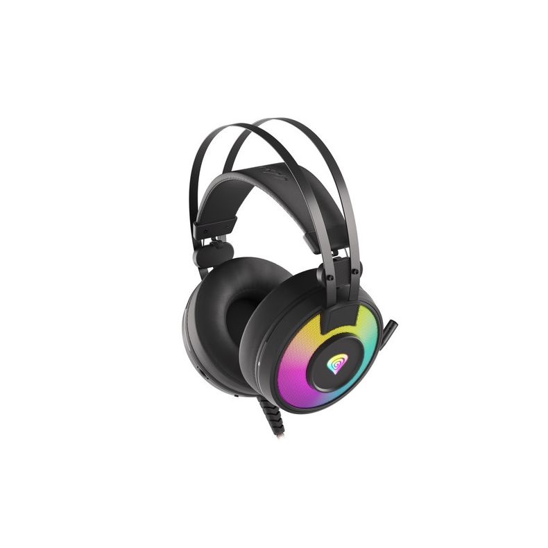 Genesis NSG-1656 Neon 600 RGB fekete gamer headset