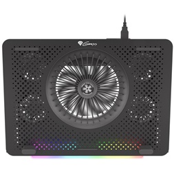 Genesis NHG-1678 Oxid 450 RGB 15,6" fekete notebook hűtőpad