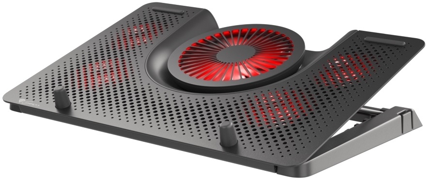 Genesis NHG-1411 Oxid 550 17,3" LED-es 5 ventilátoros fekete-piros notebook hűtőpad