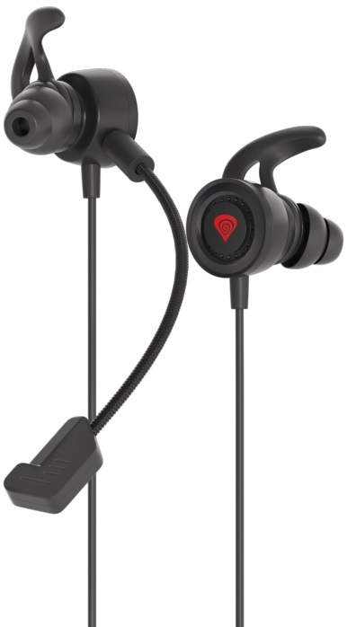 Genesis NSG-1657 Oxygen 200 mikrofonos fekete-piros gamer fülhallgató