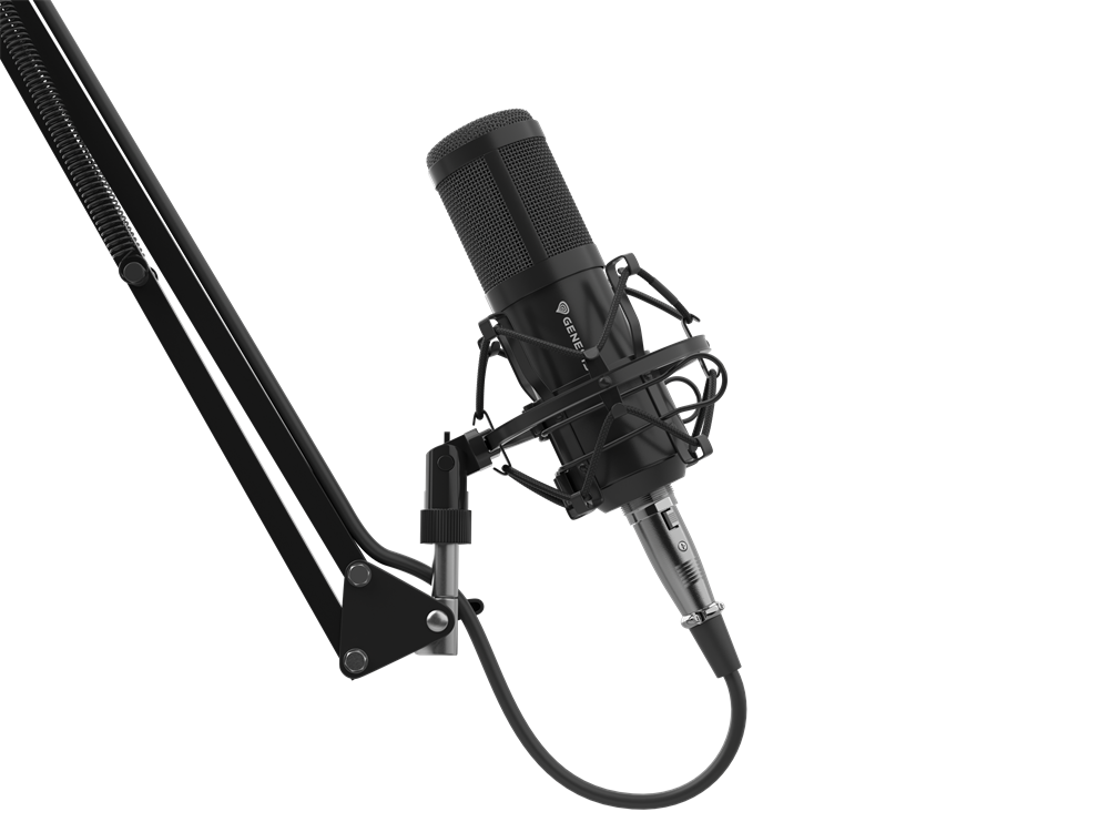 Genesis NGM-1695 Radium 300 XLR fekete stúdió mikrofon