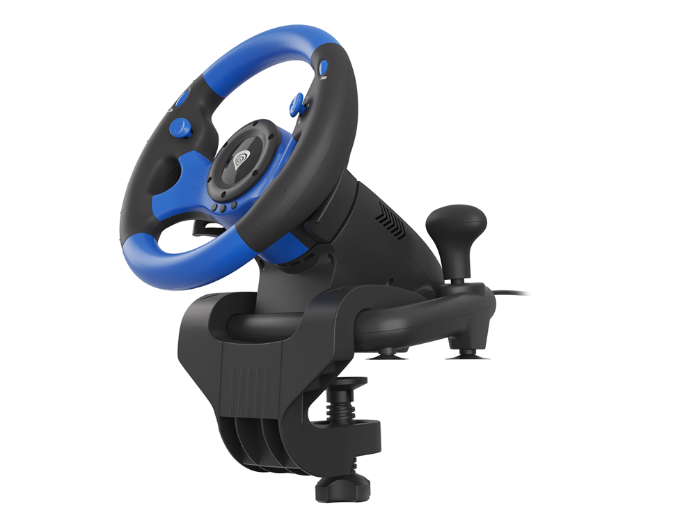 Genesis NGK-1566 Seaborg 350 PC/PS3/PS4/Xbox One/Xbox 360/Nintendo Switch fekete-kék kormány